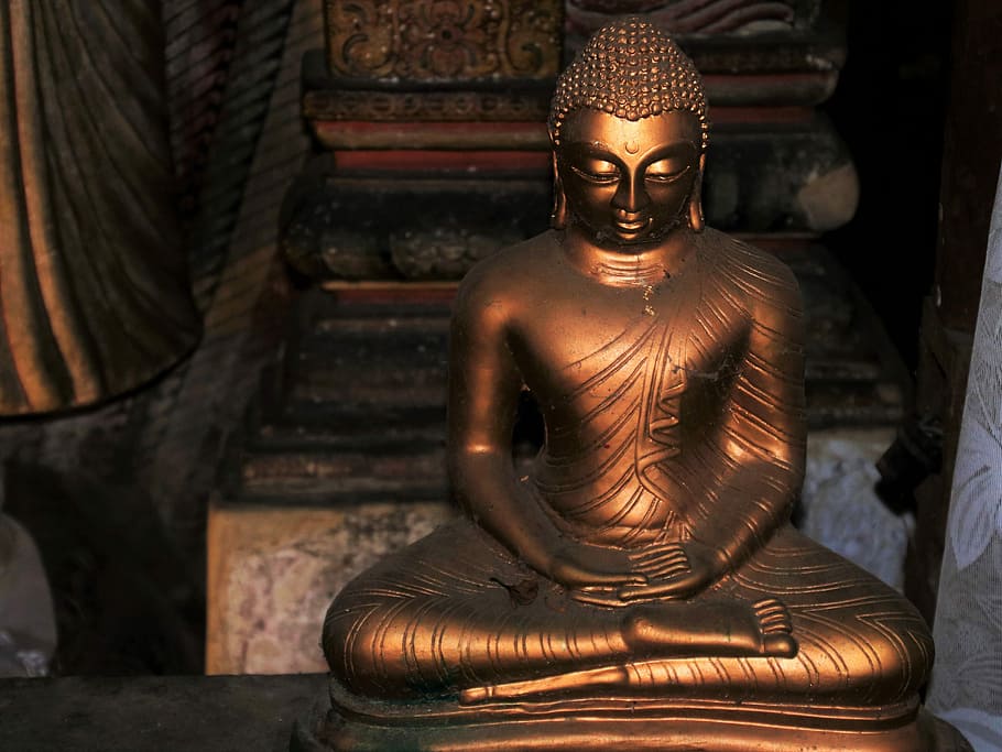 Buddha, náboženství, sochařství, rozjímání, socha, duchovno, umění, chrám, kultura, pokoj, místnost, modlitba