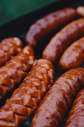 グリル、 ソーセージ、 食品、 キルバサ、 バーベキュー、 調理する、 火、 炎、 豚肉、 肉、 ホットドッグ