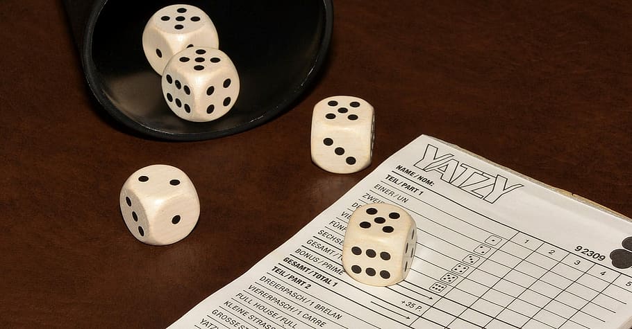 krychle, craps, hrát si, štěstí, hazardních her, uvnitř, hry pro volný čas, nikdo, kostky, detail