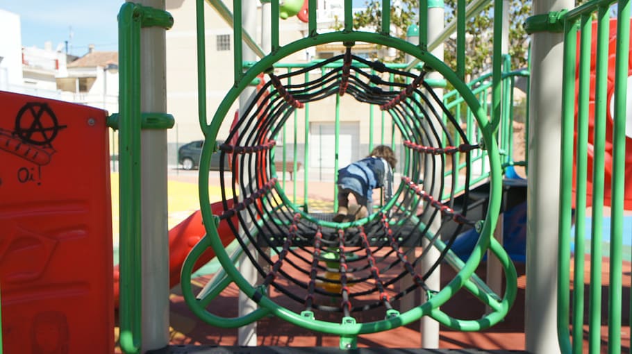 parco, gioco, infanzia, bambini, bambino