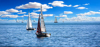 two, white, sailboats, body, water, sailing boat, sail, holiday, holidays, summer holiday, lake constance
