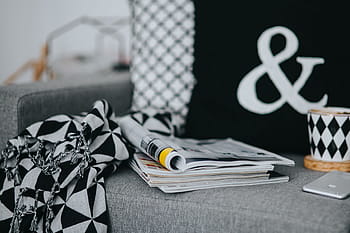 descansando, revistas, taza, café, taza de café, interior, relajante, lectura, tiempo, sofá, tarde