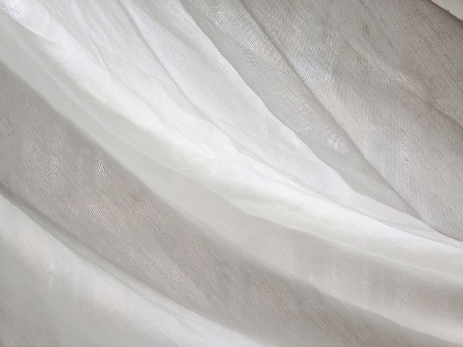 person, showing, textile, White, Fabric, Curtain, Transparency, transparent, gentle, tender, soft falling