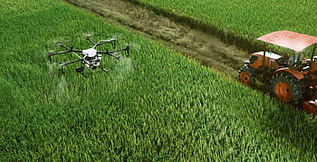 dji, zemědělství, uav, drone na ochranu rostlin, ochrany rostlin, zemědělské půdy, agras, trubec, dji zemědělství, rýže, v rýžovém poli