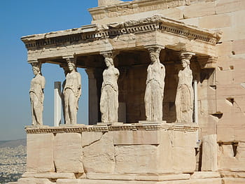 historický, místo, během dne, akropole, mramor, parthenon, Řecko, starověké, památník, kámen, Athény