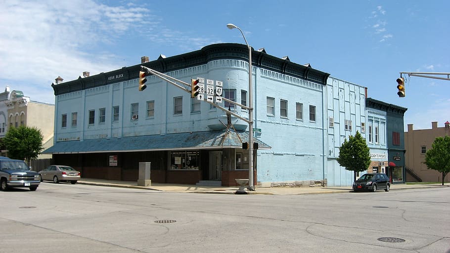 downtown union city, indiana, Downtown, Union City, Indiana, building, public domain, town, union city, building Exterior, built Structure, architecture