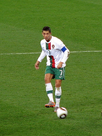 man playing soccer, cristiano ronaldo, world cup 2010, portugal, football, soccer, fifa, south africa, cape town, sport, sports legends