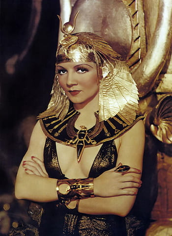 cleopatra photo, claudette colbert, egyptský, Egypt, faraon, herečka, etapa, obrazovka, filmy, kino, rozhovory