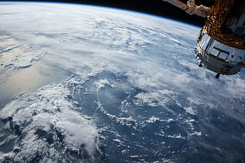 aerial, photography, gray, gold satellite, satellite, iss, international space station, space, spaceship, station, science