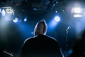 band, singer, microphone, micro, music, musician, concert, rock, artists, man, live