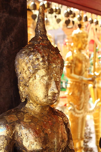 buddha, thailand, temple, asia, gold, buddhism, statue, buddha head, big buddha, golden buddha, temple complex