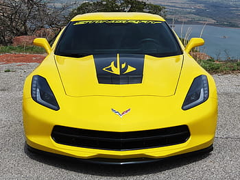 žlutá chevrolet corvette, korveta, rejnok, automobil, řídit, výkon, Napájení, chevrolet, rychle, Rychlost, sval