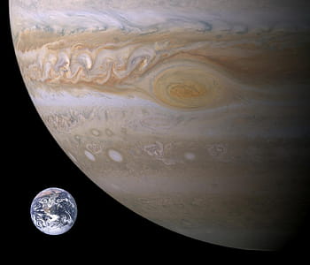 Föld bolygó, hold, Jupiter, föld, méret, összehasonlítás, bolygó, föld, méret összehasonlítás, nagy piros foltok, tér, űrutazás