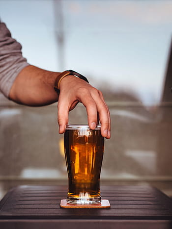 pint øl, halvliter, øl, ale, Bar, drikke, glass, hånd, ipa, blek ale, alkohol