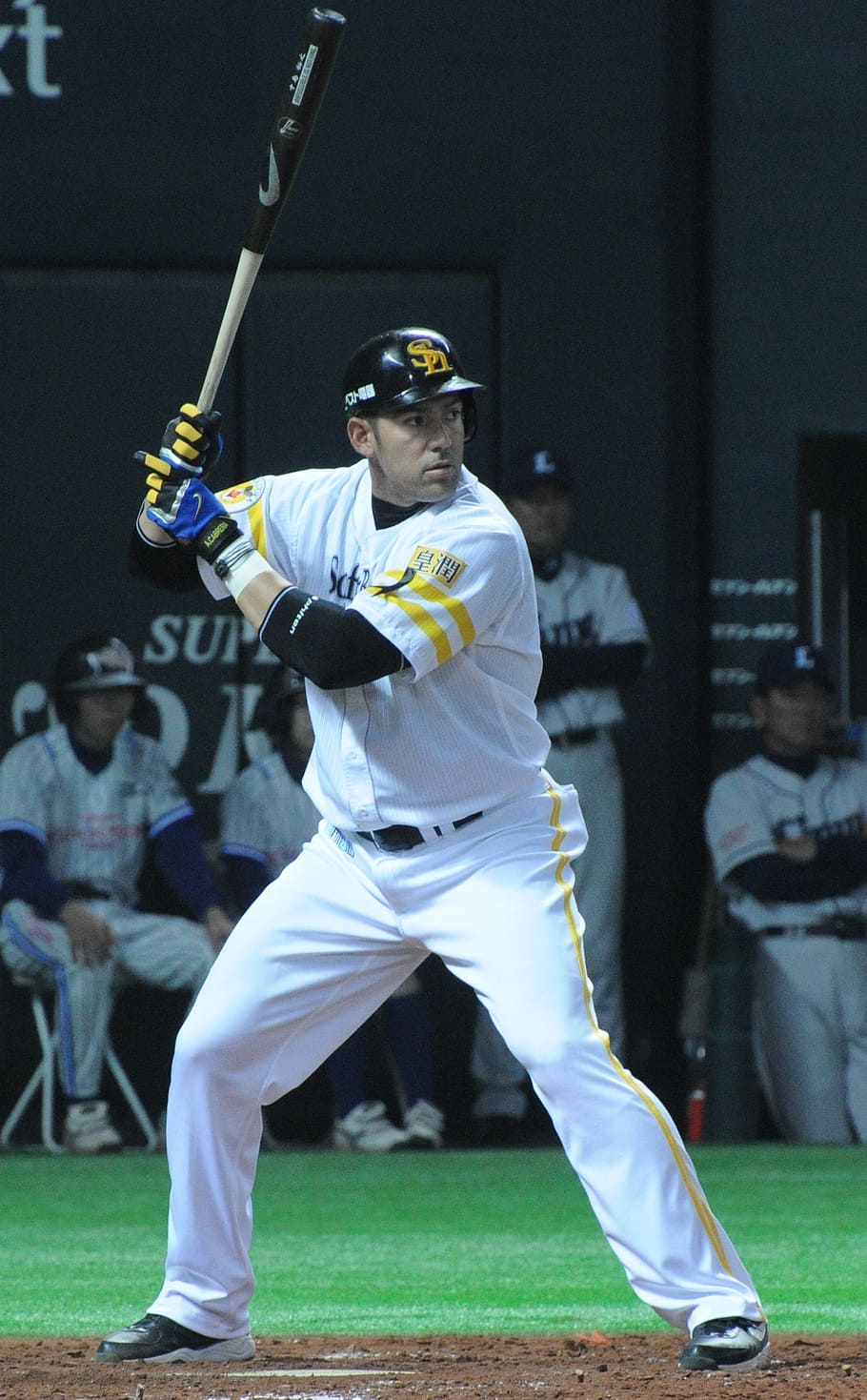 alex cabrera, fukuoka softbank hawks, baseball, hráč, sportovec, soutěž, liga, stadión, zápas
