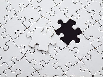 white jigsaw puzzle, white, puzzle, match, fit, missing, hole, blank, play, task, employment
