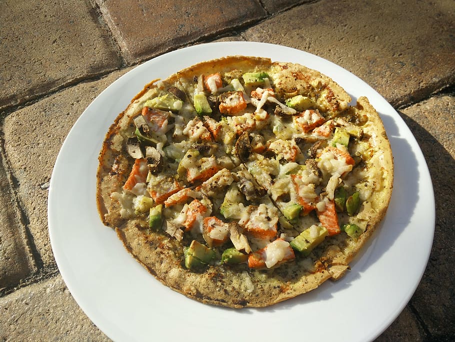 pizza, losos, avokádo, super jídlo, Mléčné výrobky, lepek, paleo, jídlo, italština, sýr, Lahodné