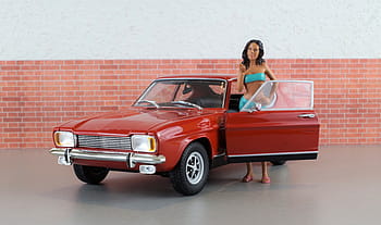 Modellauto, ford, capri, Capri, Modell, Diorama, Ford, Capri, Modell-, Auto, Oldtimer, Spielzeuge, Sportwagen