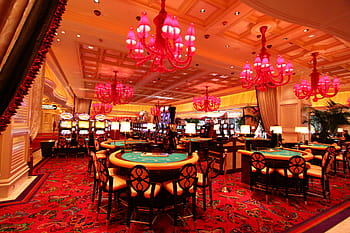 tavoli da pranzo, sedie, rosso, tappeto, casinò wynn, las vegas, gioco d'azzardo, ricorrere, tavolo, in casa, architettura