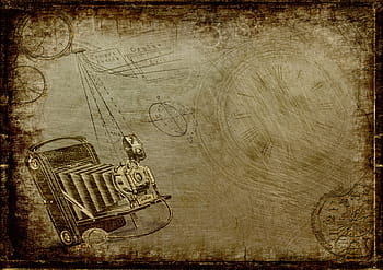 vinobraní, skládací, Fotoaparát, digitální, tapeta na zeď, steampunk, hodiny, fotografování, výkres, nostalgie, technologie