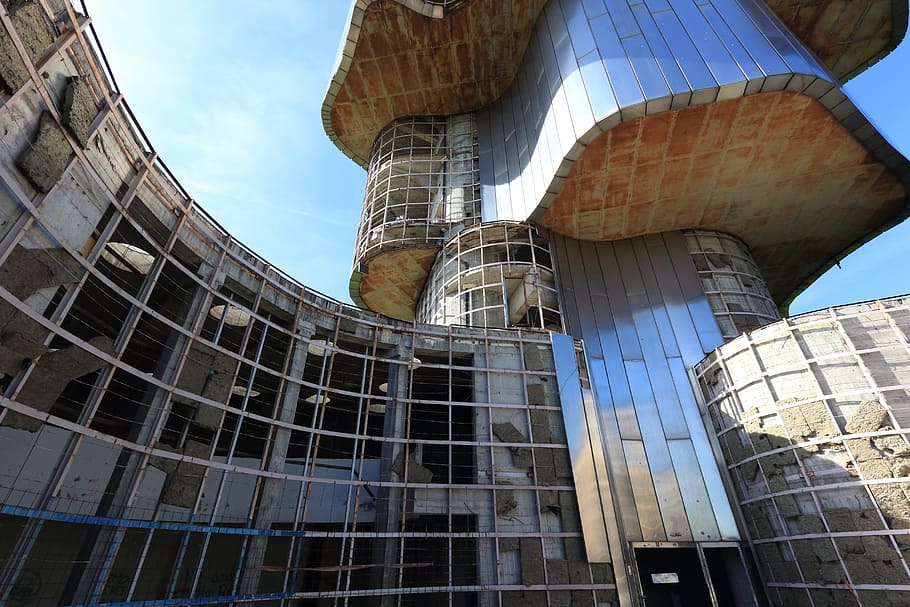 Croatia, Petrova, Gora, Memorial, petrova, gora, monument, abandoned, closed, concrete, aluminium, architecture