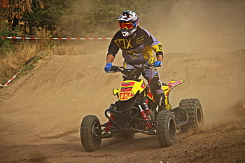 motokros, quad, závod, přejít, quad závod, enduro, písek, motocykl, atv, terénní vozidlo, sportovní závod