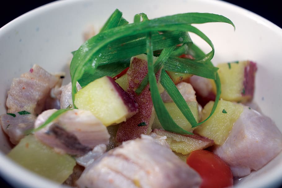 ceviche, peruvian, food, tropical