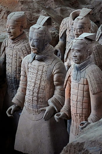 terakotová armáda, terakotoví válečníci, terakota, xi'an, Čína, sochařství