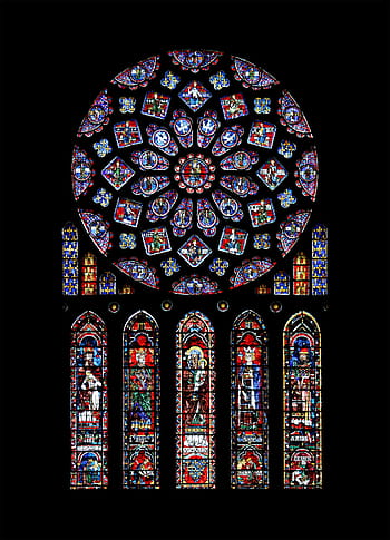 multicolored glass frame, chartres, catholic, rosette, cathedral, notre dame de chartres, lancet window, glass window, window painting, notre dame, paris