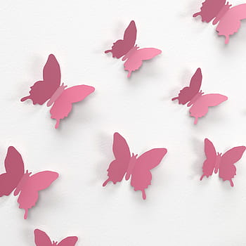 butterfly, wall, decoration, color, paper decoration, colorful, pleasure, sticker