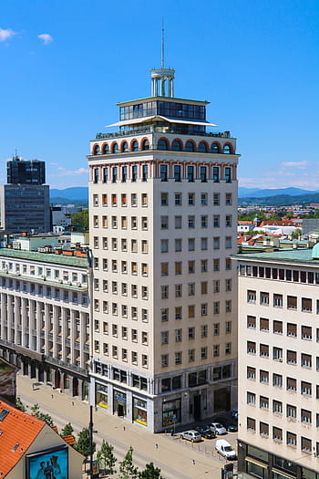 ljubljana, city, slovenia, capital, building, architecture, skyscraper