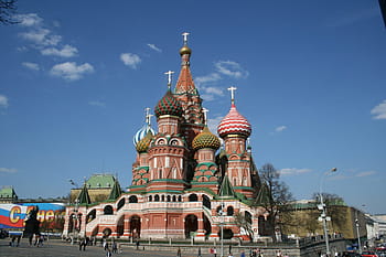 st. basil cathedral, ST. Basil, cathedral, kremlin, eight cupolas, combined chapels, multicolored cupolas, decorative onion domes, russian architechture, russian orthodox church, russia