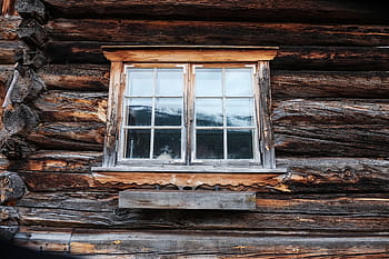 brown, wooden, framed, window, taken, daytime, white, rustic, windows, old, woods