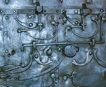 Chest, Metal, Detail, Background, Silver, steel, old, backgrounds, dirty, old-fashioned, rusty