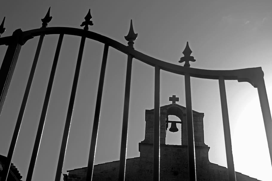Torre campanaria, Chiesa, bianco e nero, campane, eredità, charente marittimo, monumenti religiosi