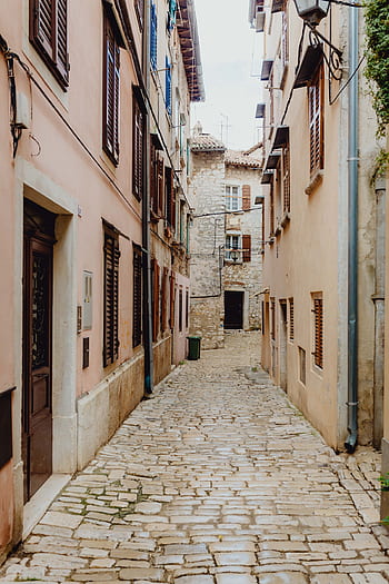 mediterrâneo, vila, cidade, turismo, verão, Visita, pequeno, Rovinj, Croácia