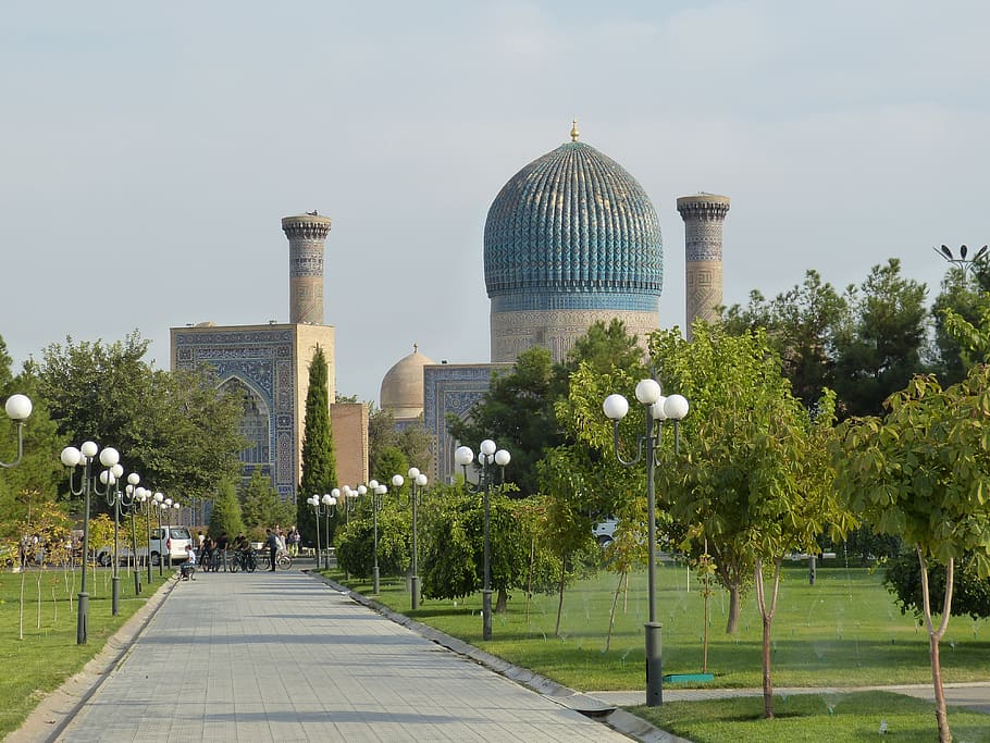 Uzbekistán, samarkand, historicky, světového dědictví, střední Asie, unesco, Hedvábná stezka, světové dědictví, keramický, dlaždice, mauzoleum