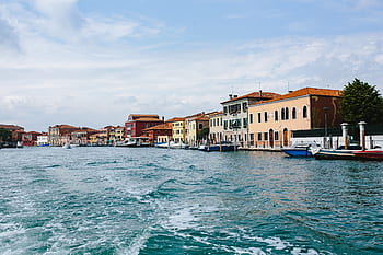 água, férias, arquitetura, edifícios, cidade, Europa, rio, paisagem aquática, viagem, cultivo, italiano