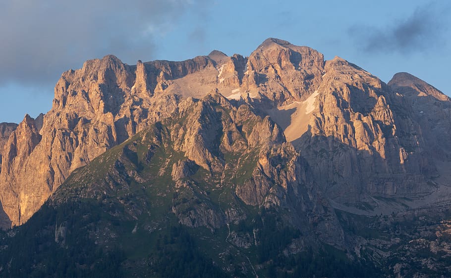 dolomites, outdoor, landscape, nature, mountain, trentino, alps, campiglio, madonna, peak, hiking