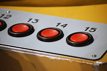 Buttons, Console, Arcade, Game, red, arcade, game, numbers, old, soviet, museum, push