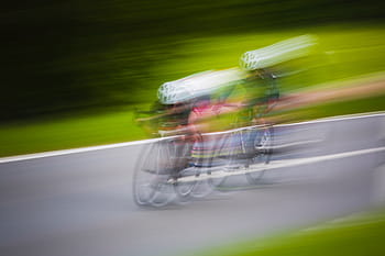 man riding bicycle, bike, bicycle, cyclist, sport, game, racing, speed, road, blur, cycling