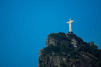 cristo redentor, corcovado, rio de janeiro, brasil, Cristo, statua, Gesù, punto di riferimento, turismo, religione, latino
