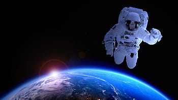 astronaut ve vesmíru, astronaut, astronomie, družice, měsíc, vpřed, vesmírné cestování, znamení zvěrokruhu, technologie, Sluneční Soustava, plovák