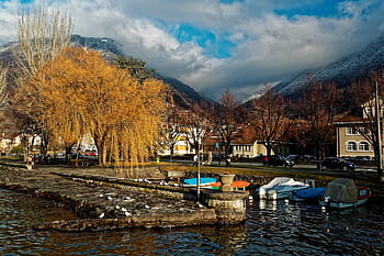 villeneuve, geneva, lake, lac, leman, switzerland, lake geneva, mood, places of interest, clouds, view