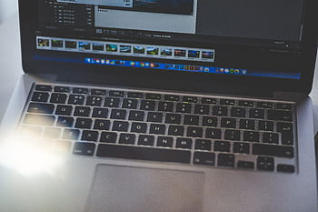 kancelář, práce, podnikání, pracovního prostoru, stůl, lavice, miniaplikace, macbook, laptop, počítač, adobe