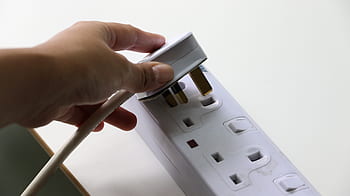 plug, socket, electric, electricity, energy, power, cord, outlet, hand, cable, electrical