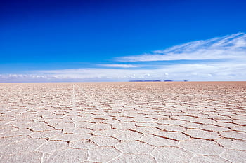 salar de uyuni, Bolívie, slané jezero, auto stopy, poušť na sůl, Jižní Amerika, uyuni