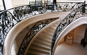 schodiště, secese, petit palais, Paříž, Francie