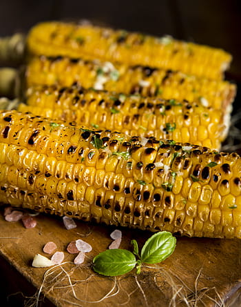 grillowana kukurydza słodka, grillowany, słodka kukurydza, kukurydza, warzywo, warzywa, żółty, jedzenie, zbliżenie, świeżość, organiczny
