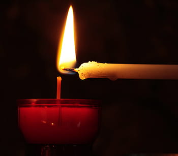 lighted candle stick, candle, tealight, hand, church, light, prayer, candlelight, faith, religion, christianity